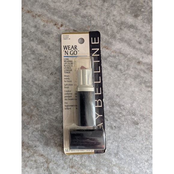 Maybelline Wear N' Go Long Wearing Lipcolor Lipstick ( GO Rose ) NEW. - Picture 1 of 9